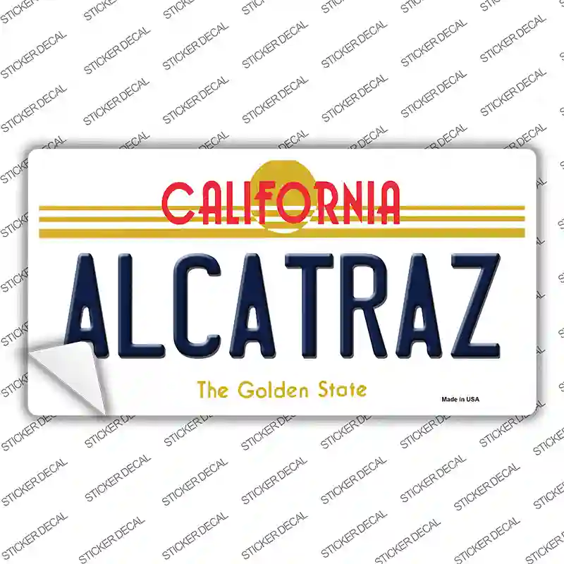 Alcatraz California Novelty Sticker Decal Small