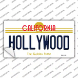 Hollywood California Novelty Sticker Decal Small