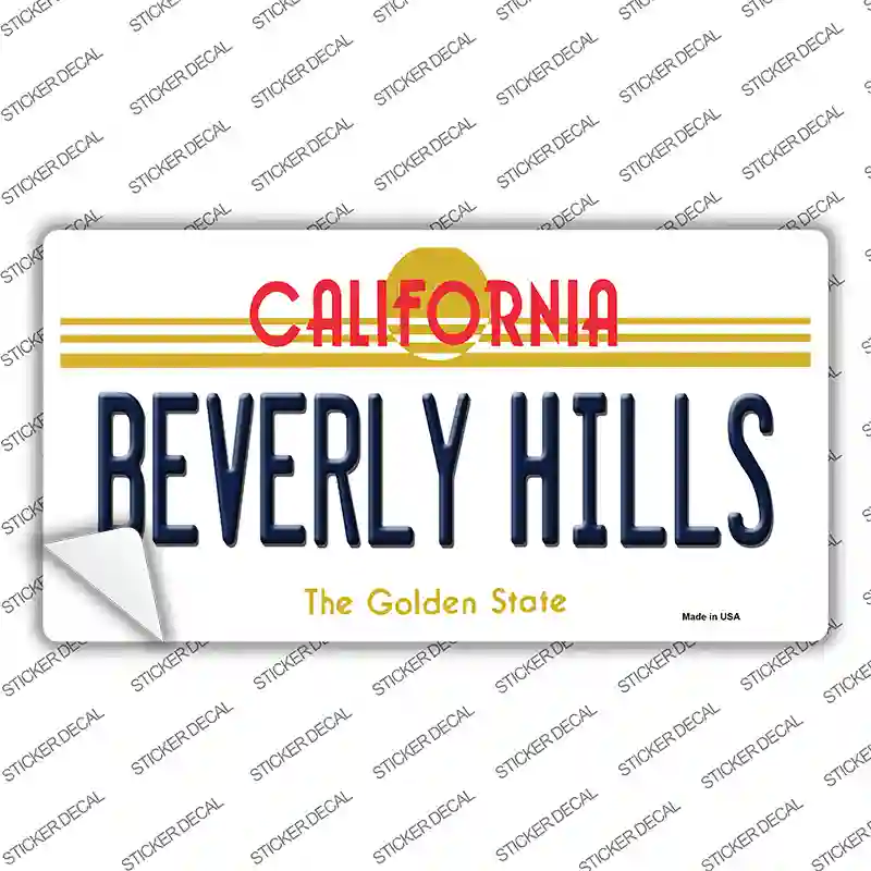 Beverly Hills California Novelty Sticker Decal
