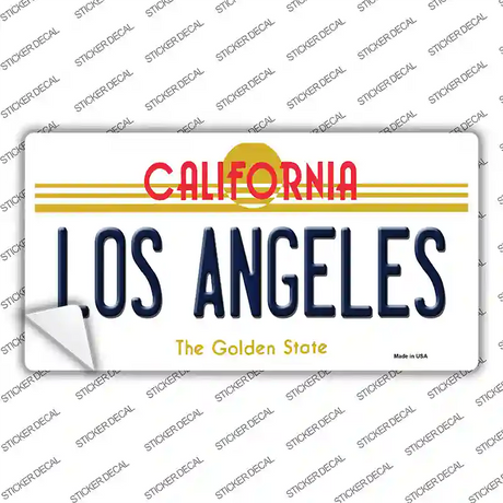 Los Angeles California State Novelty Sticker Decal Small