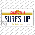 Surfs Up California Novelty Sticker Decal Small