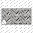 Grey Light Grey Chevron Novelty Sticker Decal
