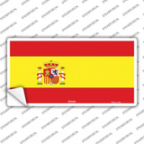 Spain Flag Novelty Sticker Decal