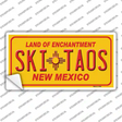 Ski Taos Yellow New Mexico Novelty Sticker Decal Small