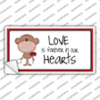 Love In Our Hearts Novelty Sticker Decal Small