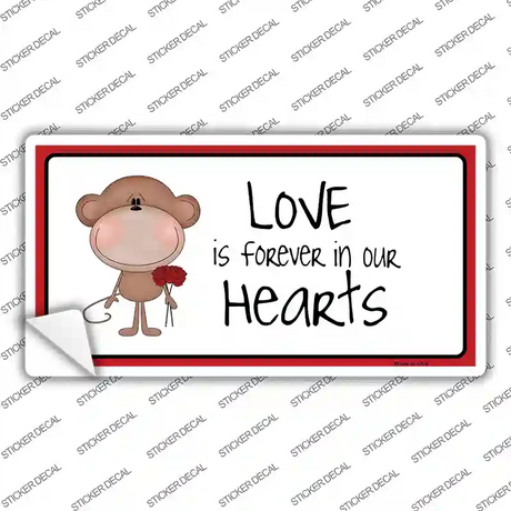 Love In Our Hearts Novelty Sticker Decal Small