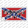 Redneck Crazy Novelty Sticker Decal Small