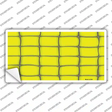 Web Yellow Novelty Sticker Decal