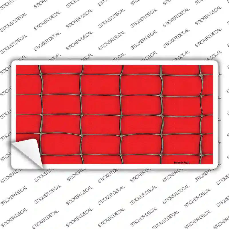 Web Red Novelty Sticker Decal