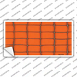 Web Orange Novelty Sticker Decal