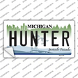 Hunter Michigan State Novelty Sticker Decal Small