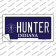 Hunter Indiana State Novelty Sticker Decal Small