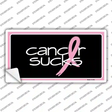 Cancer Sucks Novelty Sticker Decal