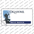 Oklahoma Native America State Blank Novelty Sticker Decal Small