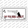 Do You Feel Lucky Novelty Sticker Decal Small