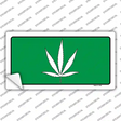 Marijuana Leaf Novelty Sticker Decal Small