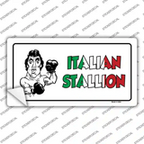 Italian Stallion Novelty Sticker Decal