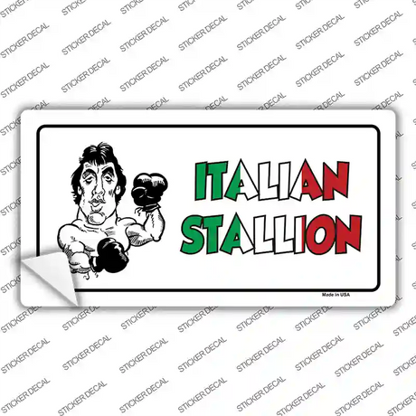 Italian Stallion Novelty Sticker Decal