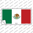 Plain Mexico Flag Novelty Sticker Decal Small