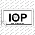 IOP Isle of Palms Novelty Sticker Decal Small