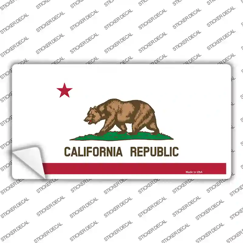 California State Flag Novelty Sticker Decal Small