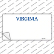 Virginia State Background Novelty Sticker Decal Small