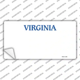 Virginia State Background Novelty Sticker Decal Small