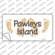 Pawleys Island Foots Novelty Sticker Decal Small