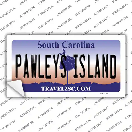 Pawleys Island South Carolina Novelty Sticker Decal Small