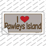 Love Pawleys Island Novelty Sticker Decal Small