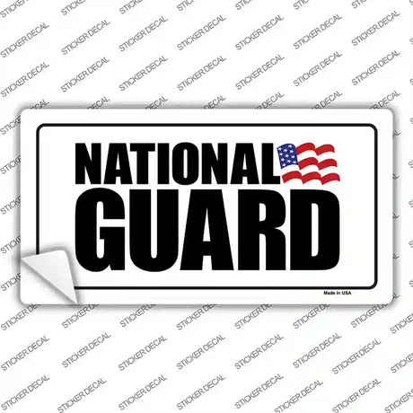 National Guard Novelty Sticker Decal Small