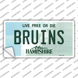 Bruins New Hampshire Novelty Sticker Decal Small