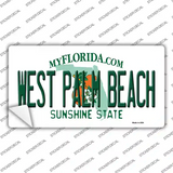 West Palm Beach Florida Novelty Sticker Decal Small