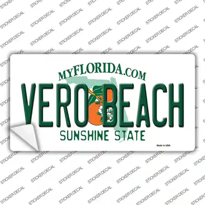 Vero Beach Florida Novelty Sticker Decal Small