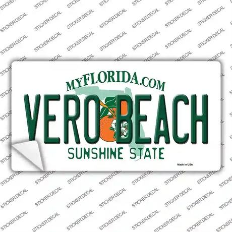 Vero Beach Florida Novelty Sticker Decal Small