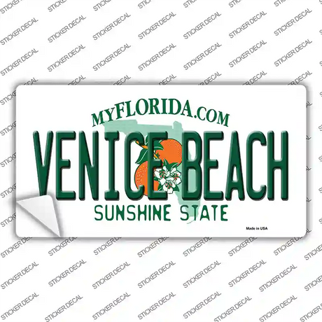 Venice Beach Florida Novelty Sticker Decal Small