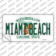 Miami Beach Florida Novelty Sticker Decal Small