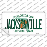 Jacksonville Florida Novelty Sticker Decal Small