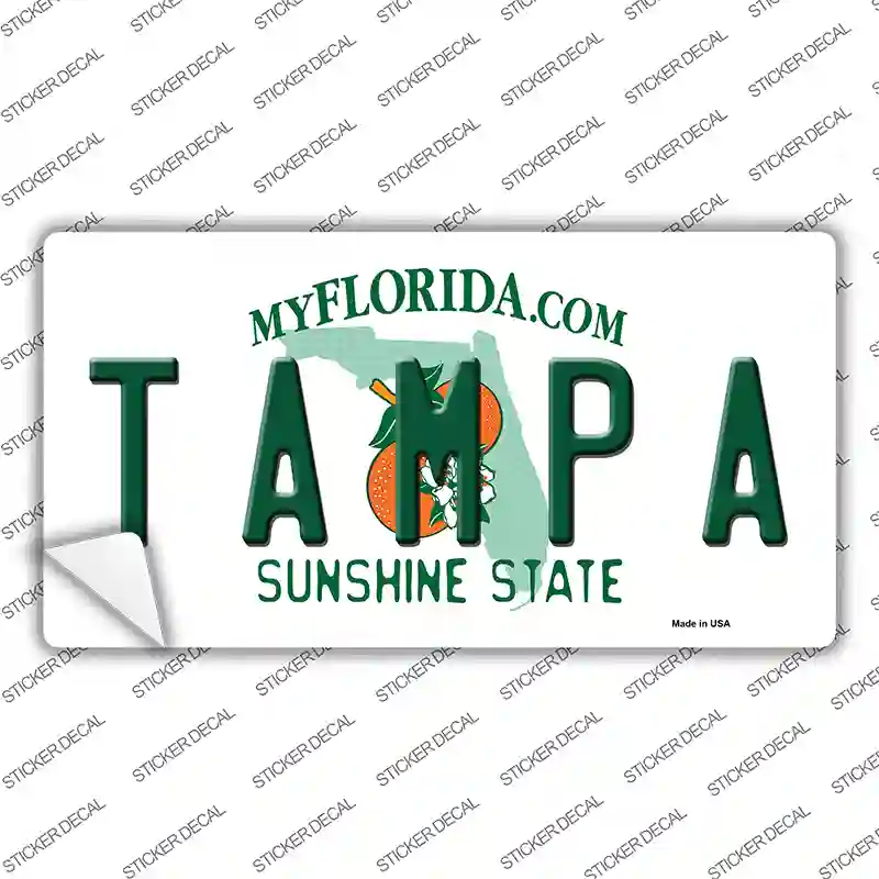 Tampa Florida Novelty Sticker Decal