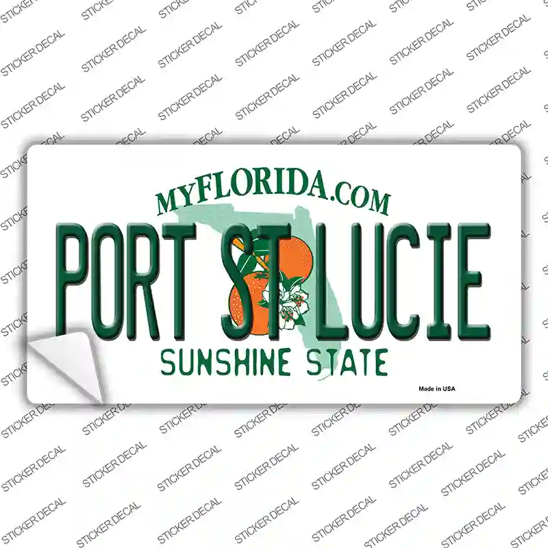 Port St Lucie Florida Novelty Sticker Decal Small