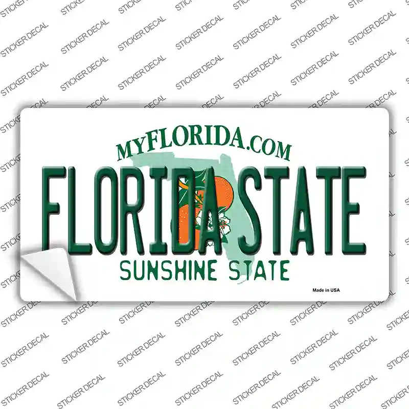 Florida State Novelty Sticker Decal Small