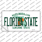 Florida State Novelty Sticker Decal Small