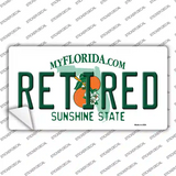 Retired Florida Novelty Sticker Decal Small