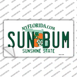 Sun Bum Florida Novelty Sticker Decal Small