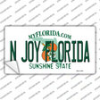 N Joy Florida Novelty Sticker Decal Small