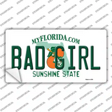 Bad Girl Florida Novelty Sticker Decal Small