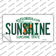 Sunshine Florida Novelty Sticker Decal Small