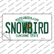 Snowbird Florida Novelty Sticker Decal Small