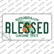 Blessed Florida Novelty Sticker Decal Small