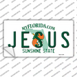 Jesus Florida Novelty Sticker Decal Small